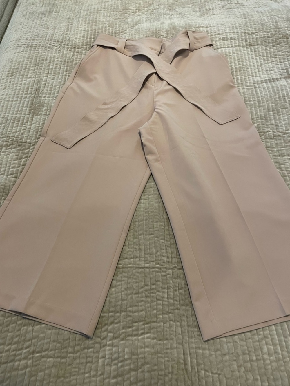 Joie Blush Wide-Leg Tie-Waist Pants